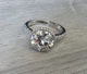 Срібна каблучка з муасанітом 5Ct Розмір 18 Сертифікат (9303) - зображення 11