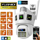 Уличная IP WiFi 3Mpx+3Mpx IP66 2 камера видеонаблюдения SD38i 3 независимых объектива (v380 APP) - изображение 1