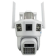 Уличная IP WiFi 3Mpx+3Mpx IP66 2 камера видеонаблюдения SD38i 3 независимых объектива (v380 APP) - изображение 7