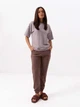 Пижама (футболка + штаны) женская хлопковая BARWA garments 0397/398 M Шоколадная (2113973982155) - изображение 1