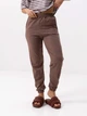 Пижама (футболка + штаны) женская хлопковая BARWA garments 0397/398 M Шоколадная (2113973982155) - изображение 3