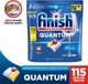 Средство для мытья посуды в посудомоечных машинах FINISH Quantum All in 1 Лимон 115 шт (5908252018468) - изображение 2