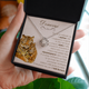 Подарок дочке от папы подарочный набор TobiTreba: бижутерия кулон с цепочкой и серьги-пусеты Узел любви Сталь 316L Серебристый (0015) - изображение 6