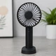 Вентилятор портативний Mini Fan SS-2 Black на акумуляторі з підставкою для телефону - зображення 1
