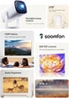 Смарт проектор SOOMFON 1080P с Bluetooth iPhone, Tablet, Laptop, TV Stick, HDMI, USB - изображение 8