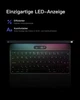 Клавіатура для iPad Pro 11 (2024 M4) Inateck KB09121 з тачпадом, підсвіткою і магнітним кріпленням - зображення 4