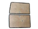 Карта дверей 2121 ромбік чорна, червона нитка - зображення 2