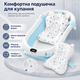 Ванночка для новорожденных Extralink Kids с LED термометром голубая детская складная ванна - изображение 5