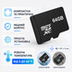Карта памяти microSD 64GB универсальная, быстрое сохранение данных для смартфонов, камер и регистраторов - изображение 4