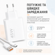 Зарядное устройство Xiaomi 45W с кабелем USB Type-C 1 м белое сетевой адаптер быстрой зарядки для телефона планшета - изображение 2