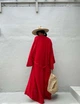Довга пляжна накидка-кімоно Honey Fashion Accessories One Size червоний (50к037) - зображення 4