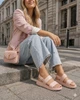 Сандалии женские Skechers Arch Fit Sandals пудрово-розовые 37 (19698712584) 24 см - изображение 4