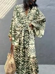 Довга пляжна накидка-кімоно Honey Fashion Accessories One Size зелений (50к031) - зображення 1