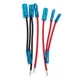 Автомобильное зарядное устройство 1USB+2Type-C, двойная розетка прикуривателя 12V/24V, панель с кнопкой и синей подсветкой (00781) - изображение 4