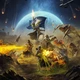 Інтер'єрна картина Helldivers 2, декор в кімнату геймера, 48×60 см (id6619) - зображення 3