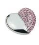 Фигурная флешка 64GB Кулончик Heart 2.0 (длина цепочки 10см) Pink - изображение 3