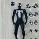 Коллекционная фигурка Spider-Man Symbiote Black Suit 16 см Marvel – статуэтка Человек-паук Симбиот в черном костюме - изображение 10