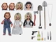 Набор коллекционных экшн-фигурок Чаки и Тиффани Bride of Chucky Ultimate Chucky & Tiffany Action Figures 2-Pack, 10 см - изображение 3