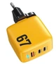 Зарядний пристрій адаптер Veron TC-67 GaN 67W PD | 2×USB-C + USB-A - зображення 7