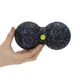 Массажный мяч двойной Actiget EPP 8 x 16 см ACT0097 Black/Blue - изображение 1