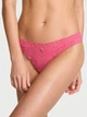 Комплект білизни Victoria's Secret бюстгальтер і трусики тонг 1159864085 (Рожевий 38D/XL) - зображення 4