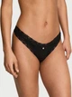 Комплект белья Victoria's Secret бралетт триангл и трусики тонг 1159863209 (Черный M) - изображение 4