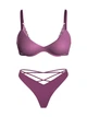 Комплект белья Victoria's Secret Push-Up бюст и трусики тонг 1159864130 (Фиолетовый 34B/M) - изображение 1