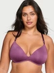 Комплект белья Victoria's Secret Push-Up бюст и трусики тонг 1159864130 (Фиолетовый 34B/M) - изображение 2