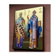 Икона Святители Николай И Спиридон 14 × 19 см - изображение 4