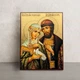 Икона Святых Петра и Февронии 14 × 19 см - изображение 1