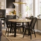Стол, акация/черный, 120 см SKOGSTA IKEA 205.938.02 - изображение 2