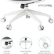 Офісне крісло OfficePro Balance OC550-W-DG-DG White/Dark Gray [167733] - зображення 17
