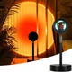 Проекційний світильник RGB Sunset Lamp Rainbow USB з ефектом заходу та світанку сонця - зображення 5