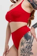 Бавовняний комплект білизни з трусиками сліп TOTALFIT SET6U-KHL4 3XL - изображение 5