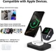 Беспроводная зарядная станция 3 в 1 MagSafe для iPhone, Apple Watch и AirPods, магнитная зарядка с USB Type-C - изображение 5
