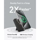 Батарея універсальна Anker 10000mAh MagGo Qi2/15W + USB-C PD 27W Black (A1654G11) - зображення 6