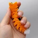 3D Брелоки FLEXI FOX LONG TAIL/ Лисичка хвостик KEYCHAIN, 3D друк - зображення 3