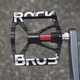 Широкие алюминиевые педали Rockbros K307T для MTB, платформенные велосипедные педали на подшипниках 9/16", Черные - изображение 6