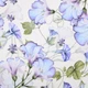 Ткань лен костюмный принт вьюнок сине-фиолетовый (180г/м.кв150см пог.м) 185794 - изображение 2