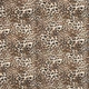 Ткань лен костюмный принт леопард коричневый (180г/м.кв150см пог.м) 185795 - изображение 2