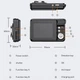 Цифровий фотоапарат Wisoqu 4K 48MP, 8X Zoom (Червоний) - зображення 5