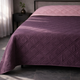 Покрывало U-tek Полуторное 130x210 см Аквастоп Blush Pink & Eggplant (QBBPE1321) - изображение 1