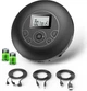 Портативний CD-плеєр Discman з навушниками, акумуляторний MP3 програвач CD/CD-R, Anti-Skip, AUX, TF карта, 7 годин роботи - зображення 1