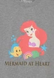 Футболка для девочки Disney «Русалочка Ариель» (Mermaid at Heart) 146-152см Серая - изображение 3