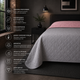 Покрывало U-tek Двуспальное 210x220 см Аквастоп Blush Pink & Light Gray (QBBPLG2122) - изображение 3