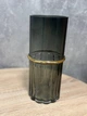 Ваза декоративная Yiwu Gensent стеклянная 25 см Серый HP-1704 - изображение 2