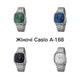 Женские часы Casio A-168 серый-белый - изображение 2