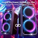 Портативная Bluetooth-колонка Foxdawn 240W с сабвуфером и LED-подсветкой - изображение 5