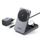 Беспроводное зарядное устройство зарядка UGREEN MagFlow Qi2 Induction Charger для iPhone 3 в 1 25W (W707) - изображение 1