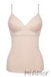 Майка женская с уплотненным бюстом без косточек Julimex Simple Cami Top S Бежевый - изображение 6